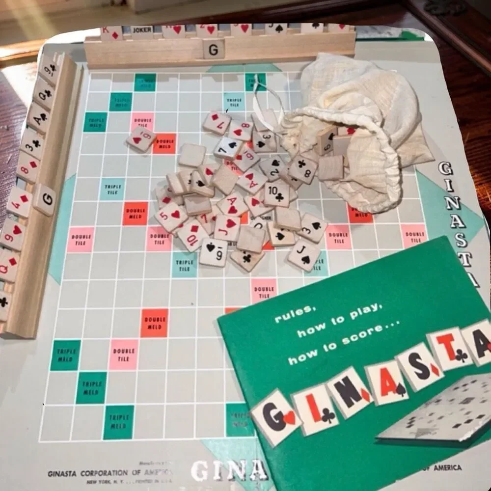 1954 Mid Century Ginasta Board Game Extremely Rare COMPLETE